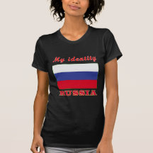 Minha identidade Rússia Tshirt