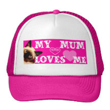 MINHA MÃE AMA-ME - CHAPÉU COR-DE-ROSA COM CAT BONES