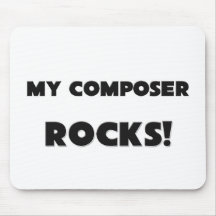MINHAS ROCHAS do compositor! Mouse Pad