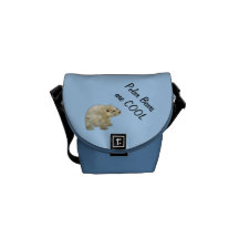 Mini saco do amigo polar bolsa mensageiro