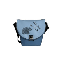 Mini saco do amigo polar bolsa mensageiro