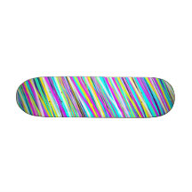 Mini skate - azul e multicolorido