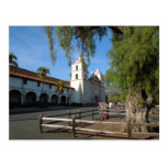 Missão de Santa Barbara, Califórnia Cartoes Postais