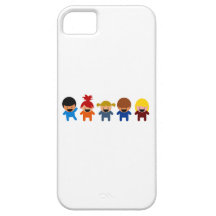 Miúdos dos desenhos animados iPhone 5 capa