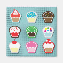 Mmm, cupcakes! imã