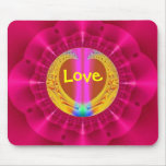 Modelo da foto do amor mouse pad