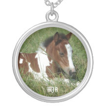 Modelo das iniciais da colar - cavalo
