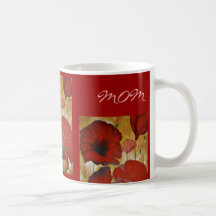 Mohnblumen Caneca