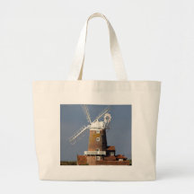 Moinho de vento em Cley, Norfolk. norte Bolsa Para Compras