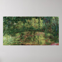 Monet - de japonês de Le Pont Japonais ponte Poster