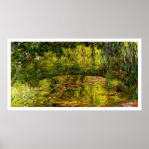 Monet - ponte do japonês de Pont Japonais Posteres
