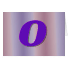 Monograma do roxo de O Cartao