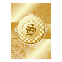 monograma dourado do açúcar 311-Superfine Modelo Cartões De Visitas