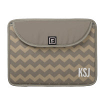 Monograma feito sob encomenda cinzento do fumo do  capas para macbook da rickshaw