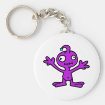 Monstro roxo chaveiro