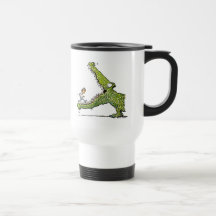 Monstro verde caneca
