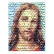 Montagem de Jesus Cartões Postais