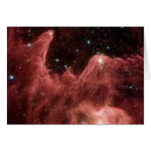 Montanhas da criação, NASA pelo telescópio de Spit Cartao