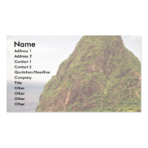 Montanhas de Teton, St Lucia Cartoes De Visitas
