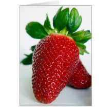 Morango de Yummie Cartão