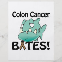 MORDIDAS do cancro do cólon Panfletos Personalizados