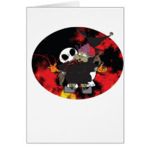 Mordidas que velhas, hag gordo de Zombee Cartao
