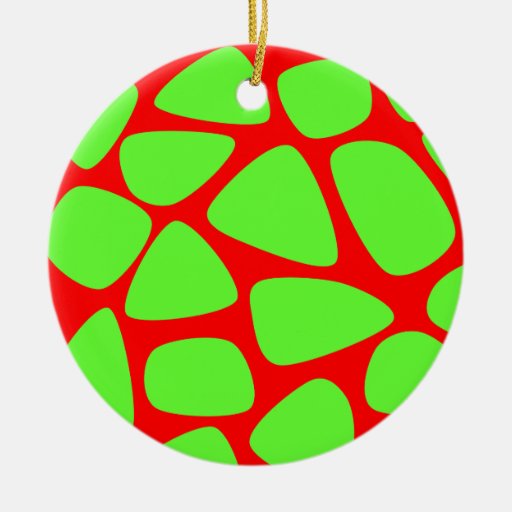 Mosaico verde do Xmas Ornamentos