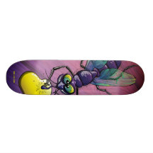 Mosca de sorriso impertinente skateboard