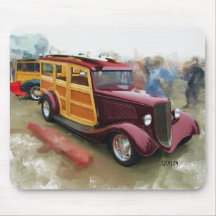Mostra de Santa Cruz Woodie Mousepads