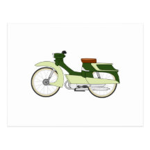 Motocicleta do vintage cartões postais