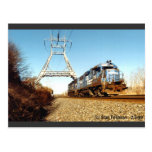 Motor 7741 de Conrail no PA de Pencoyd Cartoes Postais