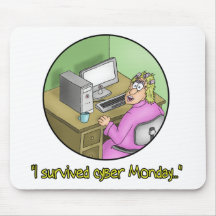 Mouse pads engraçada: Cyber sobrevivido segunda-fe
