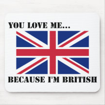 Mousepad britânico bonito
