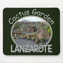 Mousepad do jardim do cacto