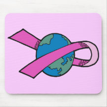Mousepad - fita do mundo do cancro da mama