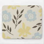 Mousepad floral Pastel abstrato