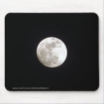 Mousepad - Lua cheia no céu nocturno claro tapetes para ratos