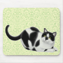 Moxie o gato Mousepad do smoking