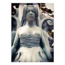 Mulher azul foto