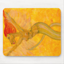 Mulher do dragão mousepad