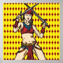 Mulheres bravas de Amazon Posters