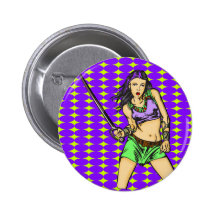Mulheres de combate de Amazon Pins