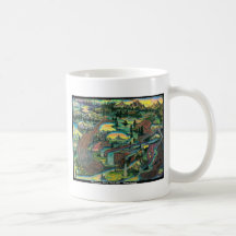 Mundos abstratos caneca