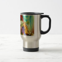 Música da aguarela caneca