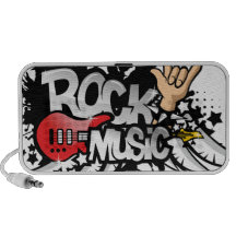 Música rock caixinhas de som portátil