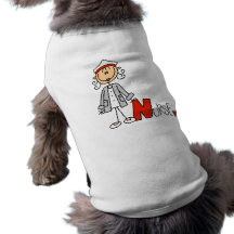 N é para a enfermeira camisas para cães
