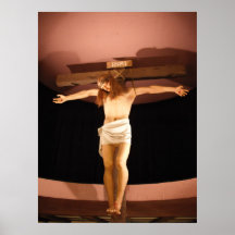 Na cruz - cera de Josephine Tussaud Poster