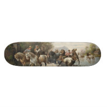 Na maneira à feira de cavalo skate