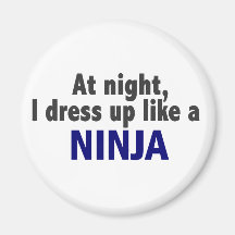 Na noite eu visto-me acima como um Ninja