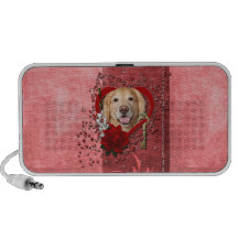 Namorados - chave a meu coração - golden retriever caixinhas de som para mini